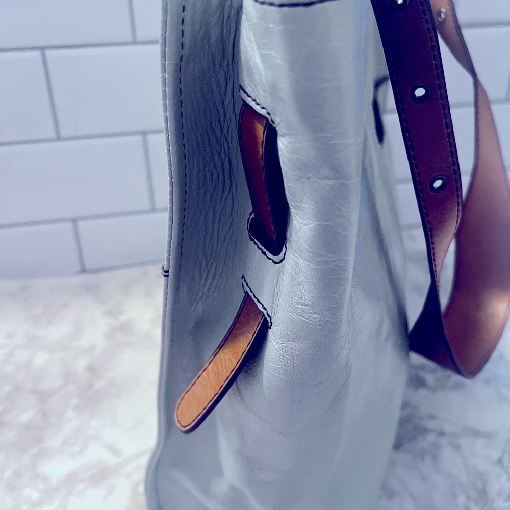 Light blue Hobo International tote bag